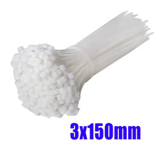 10-1000 pcs plastic clamping collar rilsan Cable ties clamp greenhouse