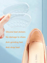 1Pair Heels Grips Silicone Heel Stickers for Women Men Anti Slip Heel