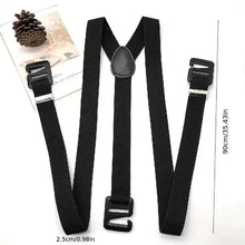 2.5cm Width Men's Suspenders New Creative 3 Hooks Suspenders Man Pants