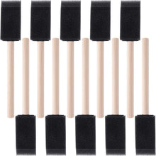 10Pcs Sponge Brush Wooden Handle Watercolor Oil Stain Art Craft