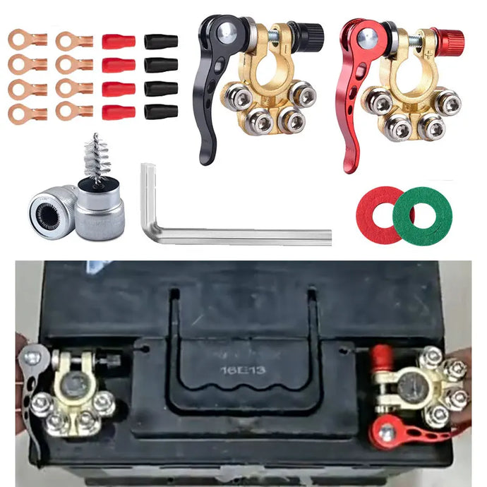 A Pair Auto Power Supply Box Clamp Connectors High Quality Storage