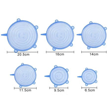 6PCS Multipurpose Bowl Cover Refrigerator Sealed Plastic Wrap