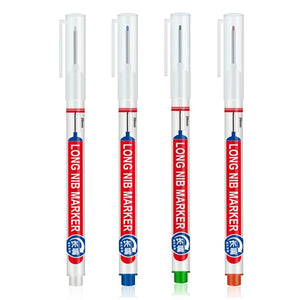 4Pcs/Set 20mm Deep Hole Long Nib Head Markers For Metal Perforating