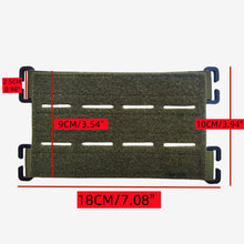Molle Patches Attachment Hook&Loop Panel DIY Badges Patch Display Holder Board Bags Backpack Vest Converter Ribbon Adapter