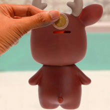 Cartoon Cute Deer Shape Piggy Bank Coin Storage Container Money Jar