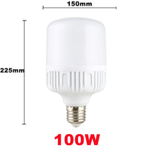 100W E27 LED Screw Mouth Light 220V High Brightness Light Bulb White