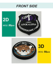 Wholesale Portable Morale PVC Rubber Patches 2D 3D Funny Stickers Creative Decor for Bag Backpack