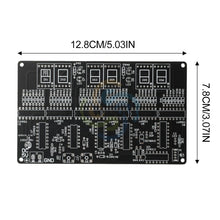 DC4.5V-5.5V 6 Digits DIY Clock Kit Auto Display Time DIY Alarm Clock Soldering Practice Kit for Students and Diyers