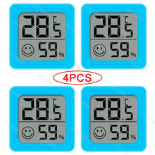 4pcs Digital Thermometer Hygrometer Indoor Mini Temperature LCD