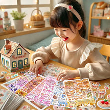 20Pcs 20in1 3D Cartoon Sticker Book | DIY Scenes Creative Gift for