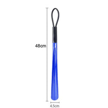 1pc Extra long flexible plastic shoe horns do not require bending