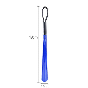 1pc Extra long flexible plastic shoe horns do not require bending
