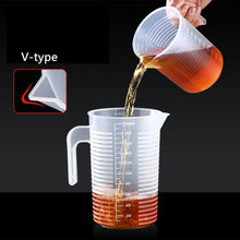 1PC Clear Graduated Measuring Cup Scale Plastic Transparent Mixing Cup