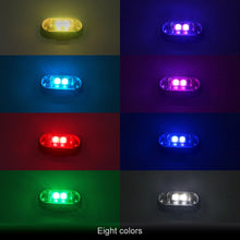2/4/6x Wireless Remote Control Car LED Light, Multi-mode Car Warning