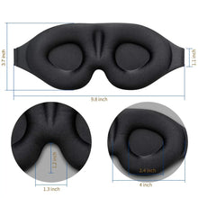 Eye Mask for Sleeping 3D Contoured Cup Blindfold Concave Molded Night
