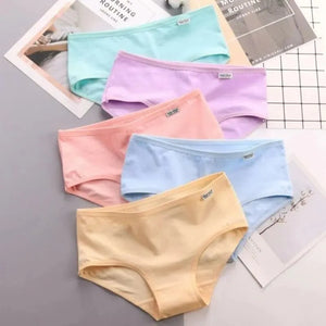 7Pcs/Lot Women's Panties Plus Size Underwear Cotton Briefs Girls Soft