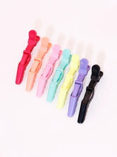 6pcs crocodile hair clip design claw shaped hair clip salon hair clip