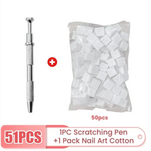 50PCS Sponge Gradient Nail Art Stamper Tools Gel Polish Color Gradient
