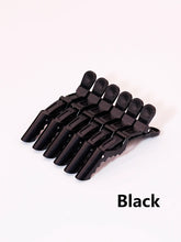 6pcs crocodile hair clip design claw shaped hair clip salon hair clip