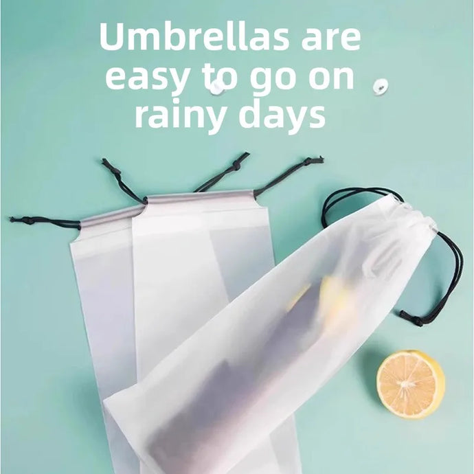 10pcs Beam Mouth Waterproof Umbrella Storage Bag Plastic Bag