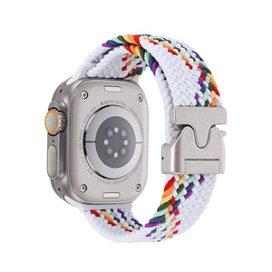 Braided Solo Loop Strap For Apple Watch band 44mm 45mm 46mm 40mm 41mm