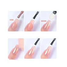1 box Moonlight Mirror Nail Powder Silver Fine Glitter Metallic Effect