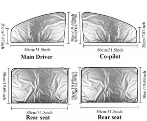 1 Pair Strong Magnetic Sunction Sunshade Double Sided Magnetic Car