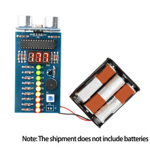 DC 4.5-6V Ultrasonic Distance Measurer Module Soldering Practice Kit With LED Lights DIY Kit Ultrasonic Ranging Alarm