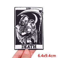 Animal Tarot Embroidery Patch Iron On Patches For Clothing Thermoadhesive Patches Cartoon Cat Patches On Clothes Sewing Stickers