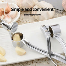 1pc Silvery Stainless Steel Garlic Masher Kitchen Vegetable Cooking