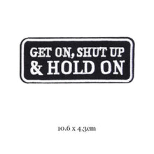 DIY Black White Words Letter Patches For Clothing Embroidered Badge Rock Hippie Iron On Clothes Sticker Badge Appliques Stripes