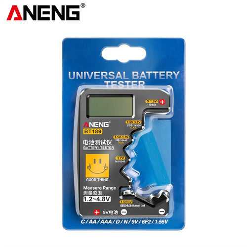 ANENG BT189 Button Cell Battery Tester 9V N D C AA AAA Universal