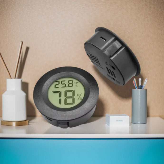 -50~ +70°C Mini LCD Digital Thermometer Hygrometer Fridge Freezer