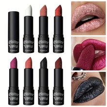 7 Colors Glitter Lipstick Hydrating Sparkling Shine Lip Color Nonstick