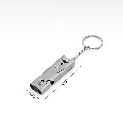 150DB Double Tube High-frequency High Decibel Survival Whistle Outdoor
