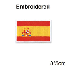 PVC/Embroider Flag Patches UK Spain France Germany US Russia Tactical Hook Badge Rubber Shoulder Emblem Applique