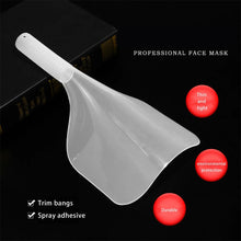 Barber Clear Plastic Hairspray Face Shield Hair Cut Pads Hair Salon