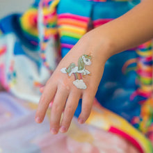 10 sheets Unicorn Fake Tattoo Stickers Cartoon Temporary Tattoos Kids