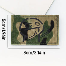 1pc Tactical Patches IR Infrared Reflective Morale Patches on Backpack Vest Clothing Outdoor Badges Hook&Loop