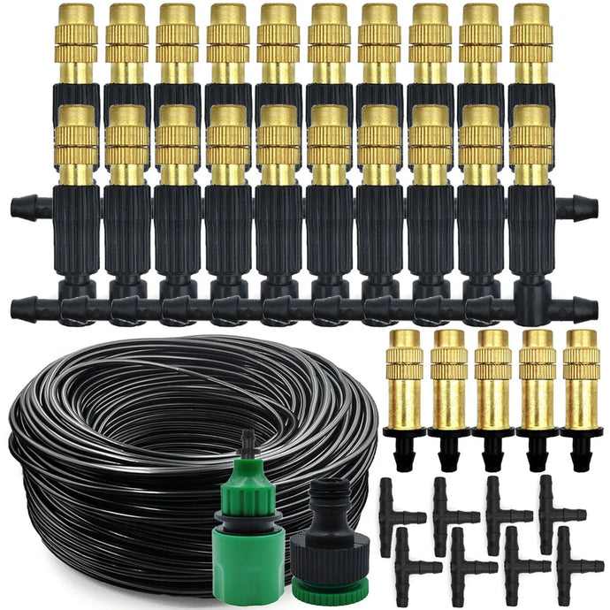 15M-30M Outdoor Misting Cooling System Garden Irrigation Watering