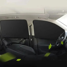 2Pcs Car Side Window Sun Shade Magnet Privacy Curtains UV Reflection