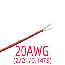 2 Pin Electrical Wire Tinned Copper 18/20/22/24/26 AWG insulated PVC