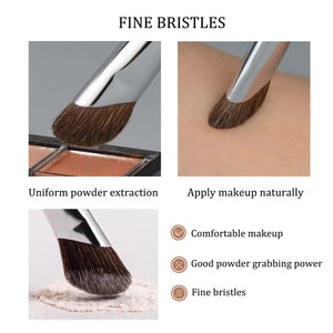 3D Contour Nose Shadow Brush - Angled Eyeliner Wand, Portable