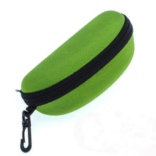 1pc Portable Sunglasses Case Protector Oxford Cloth Hard EVA Zippered