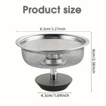 2Set Kitchen Sink Strainer With Handle & Stopper Replacement Drain