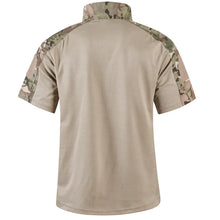 Summer Men's Outdoor Tactical Frog Suit Short Sleeve Camouflage Training Combat Shirt Breathable Tops Lightweight Fast Drying