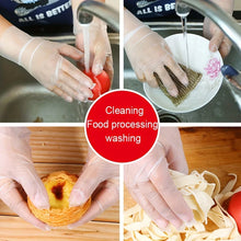 100/200PCS Disposable TPE Gloves, Powder Free and Latex Free, Suitable