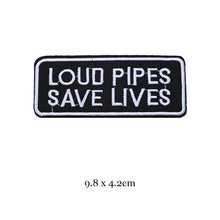 DIY Black White Words Letter Patches For Clothing Embroidered Badge Rock Hippie Iron On Clothes Sticker Badge Appliques Stripes