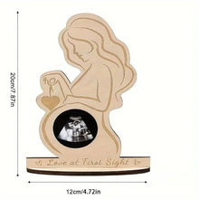 Ultrasound Baby Photo Frame Wood Infant Sonogram Frame Pregnant Mother Souvenir Ornament Gift To Expectant Mother