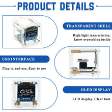 DIY Digital Clock Kit ESP8266 MINI Weather Clock WIFI Soldering Practice Electronic Multifunctional Weather Station